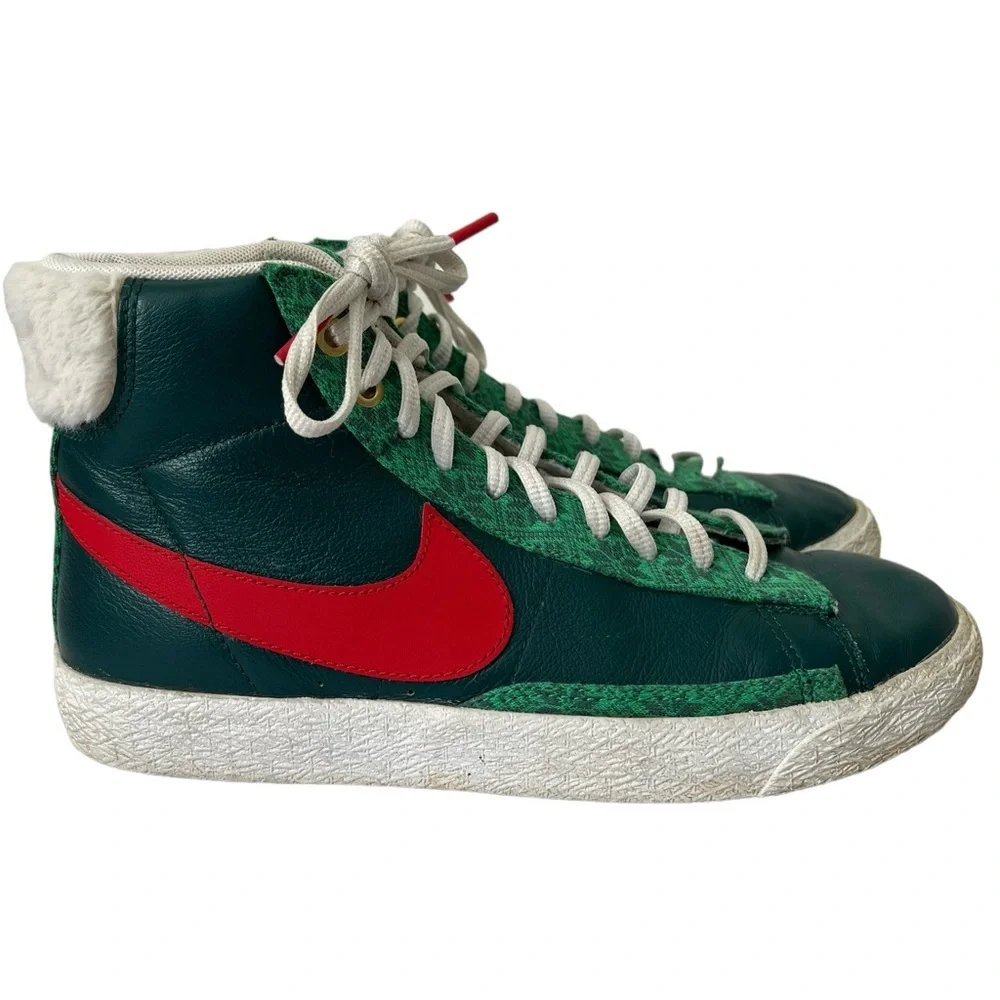 Nike Blazer Mid '77 Vintage GS Christmas Sweater 6Y = Womens Size 8 - DC4410-300